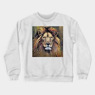 wild lion Crewneck Sweatshirt